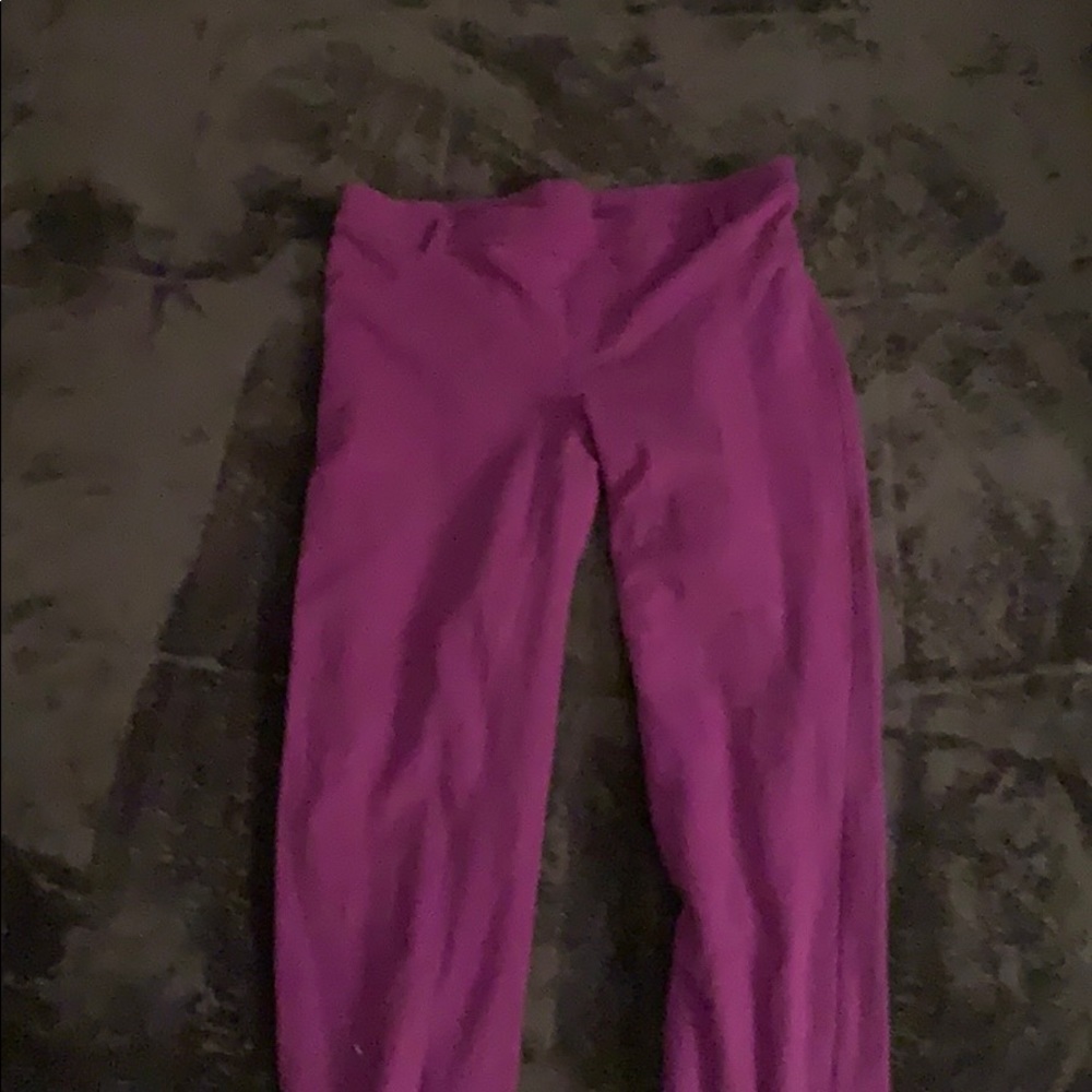 Purple leggings